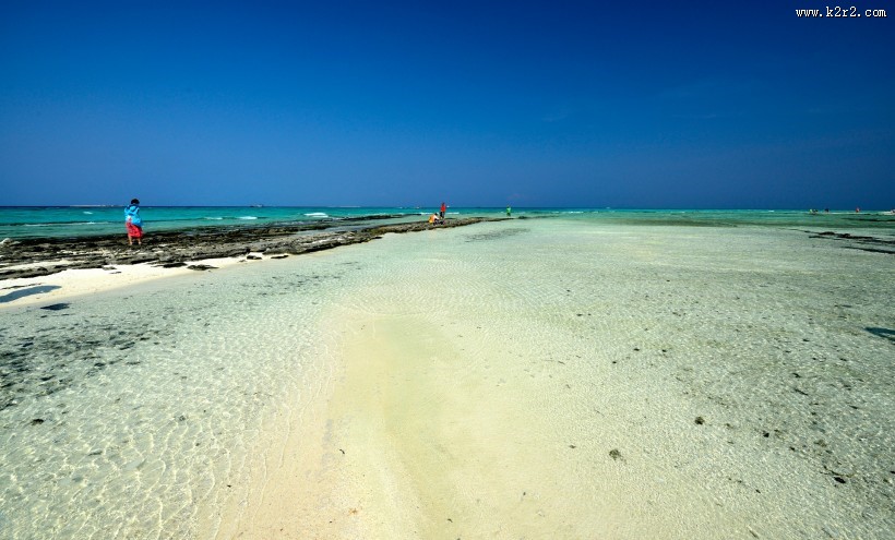 西沙银屿岛风景图片