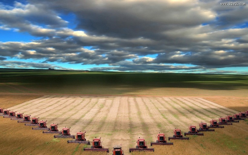 秋天丰收的美景图片大全