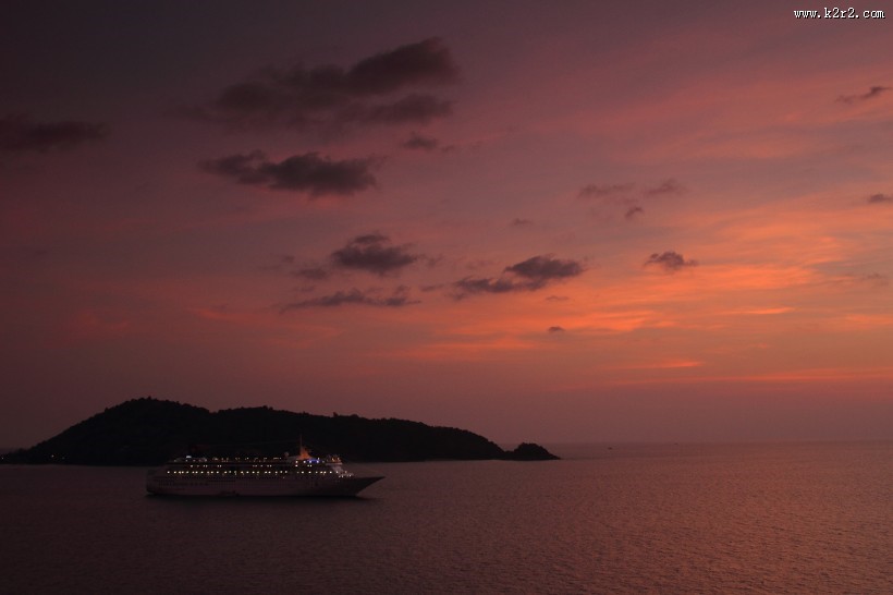 唯美的落日图片