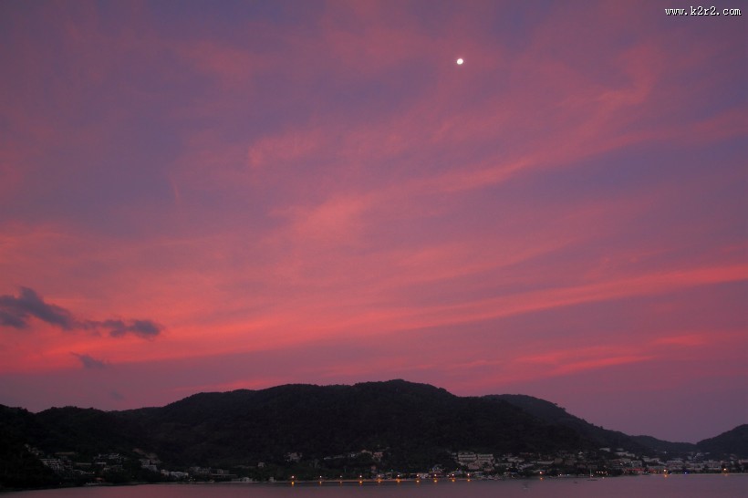 唯美的落日图片