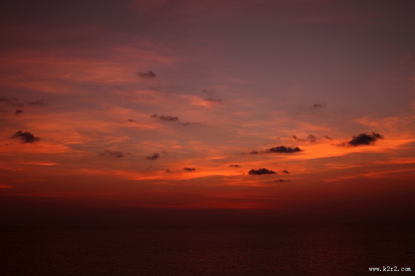 唯美的落日图片