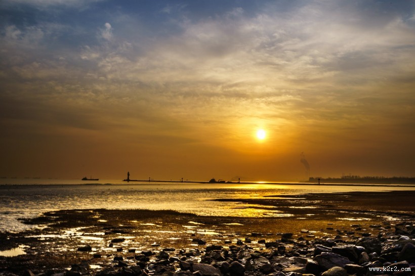 日出与日落图片