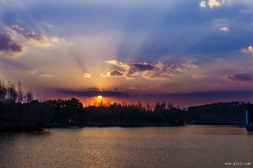 日出与日落图片