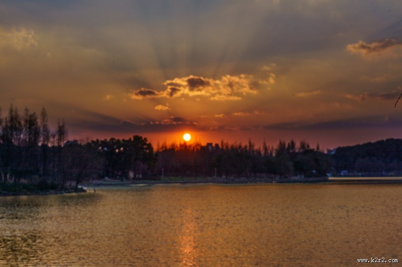 日出与日落图片
