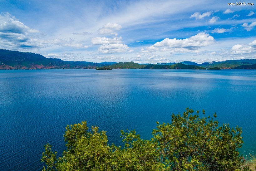 泸沽湖之里格半岛风景图片