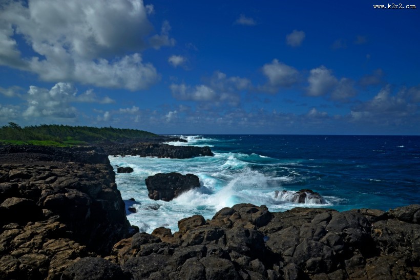 印度洋海岸风景图片