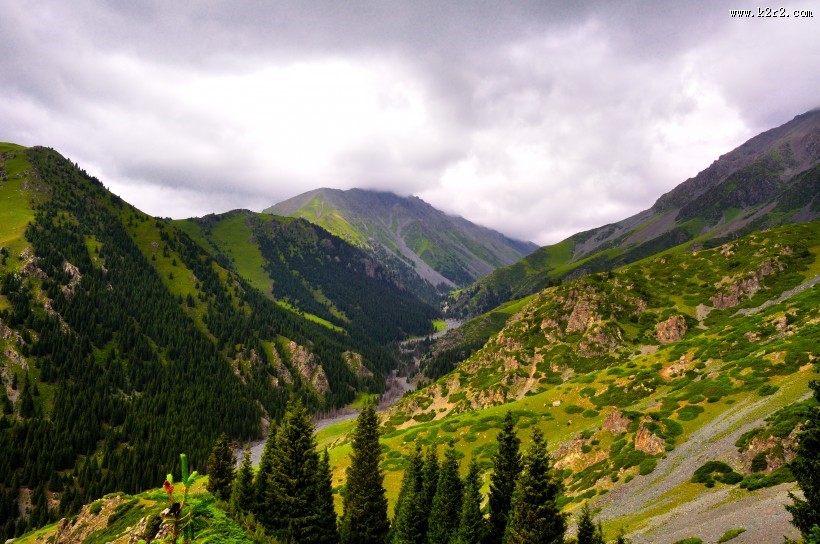 新疆米尔其克草原风光图片