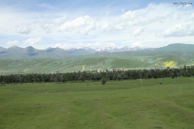 那拉提草原风光图片