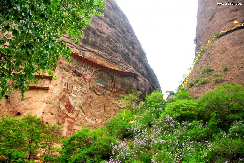 甘肃武山水帘洞风光图片