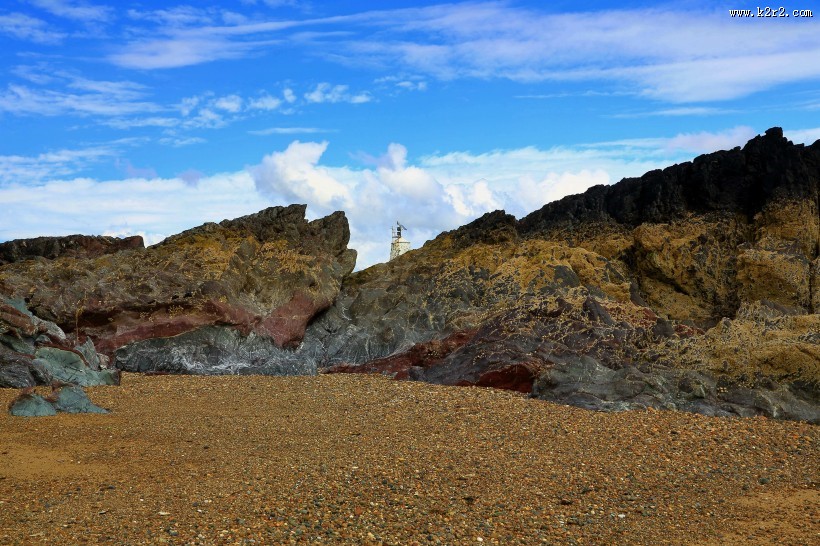 纽伯勒海滩的石头图片大全