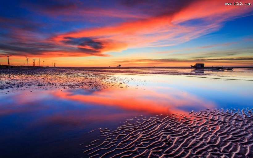 唯美风景倒影图片