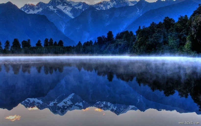 唯美风景倒影图片