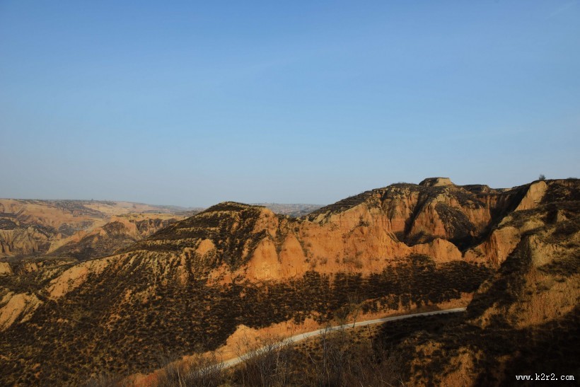 黄土高原风景图片