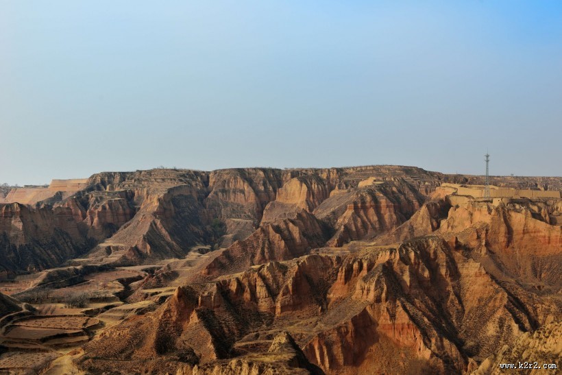 黄土高原风景图片