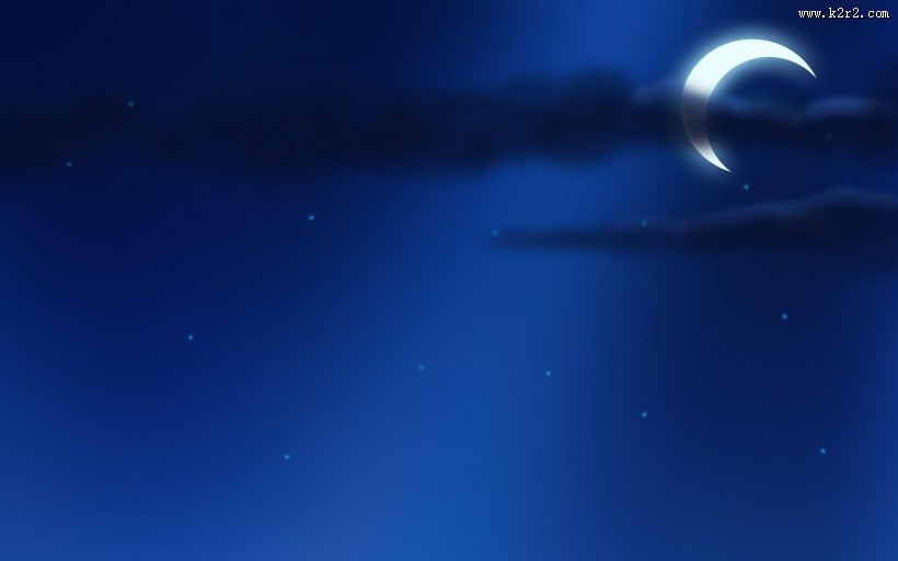 唯美月亮风景图片