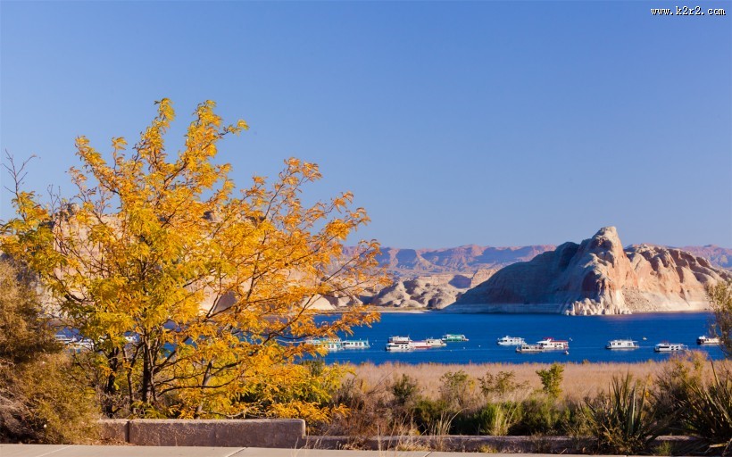 美国科罗拉多河岸风光图片