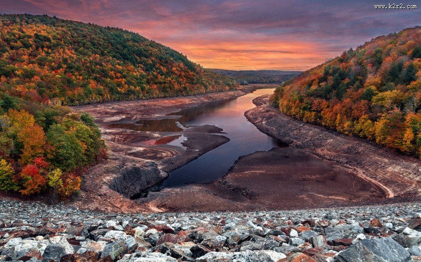简约的乡村风景图片