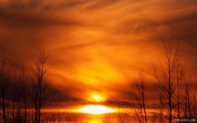 唯美的落日图片大全