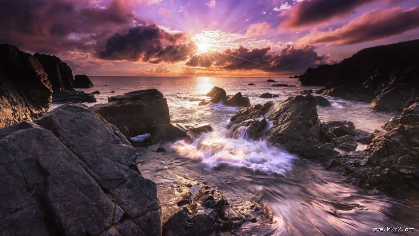 山川河流风景图片