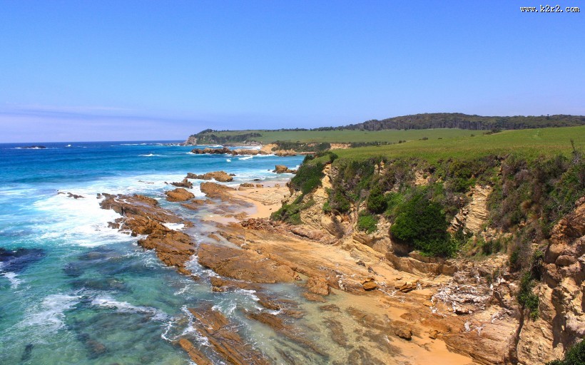 美丽的海岸风景图片
