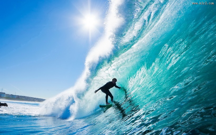 好看极了的海浪图片大全
