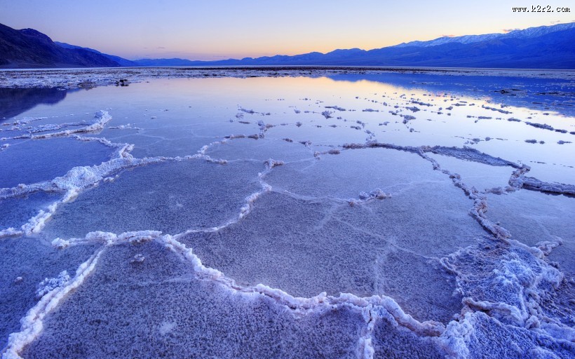 盐湖风景图片