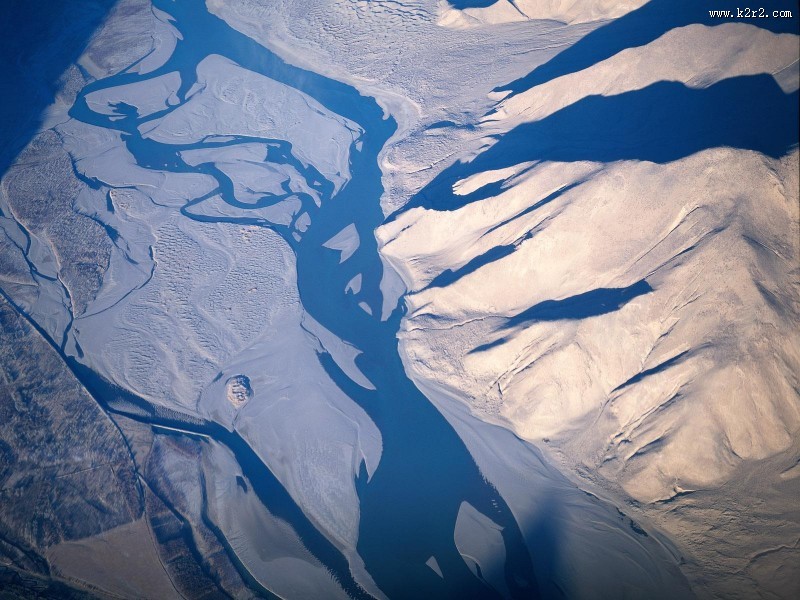 壮阔的山河风光图片