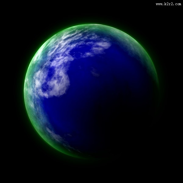 蓝色的地球图片