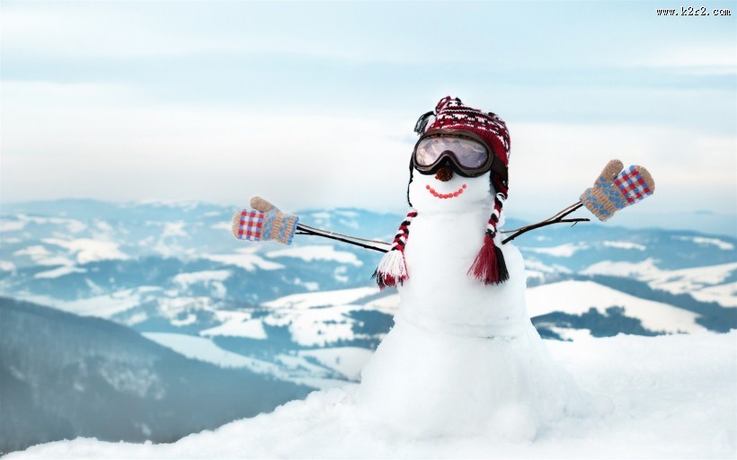 冬季雪人图片大全