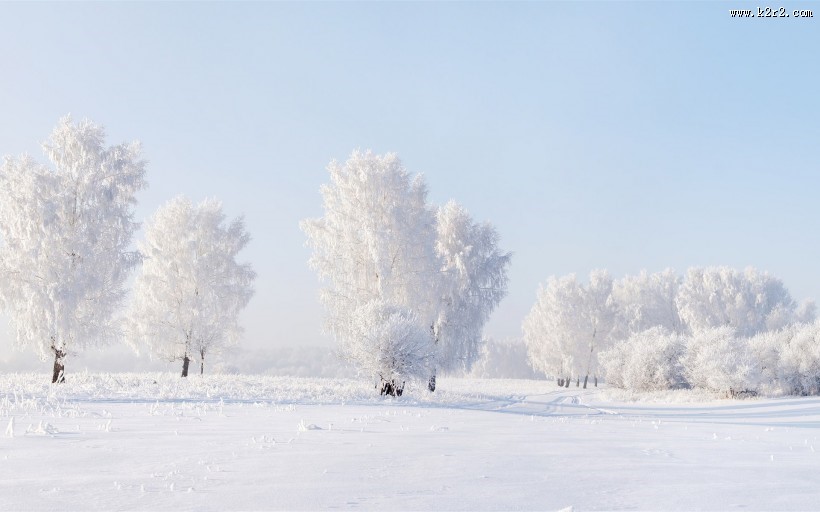 美丽雪山风景图片