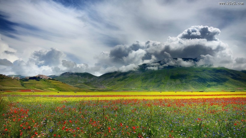 乡村自然风光图片大全