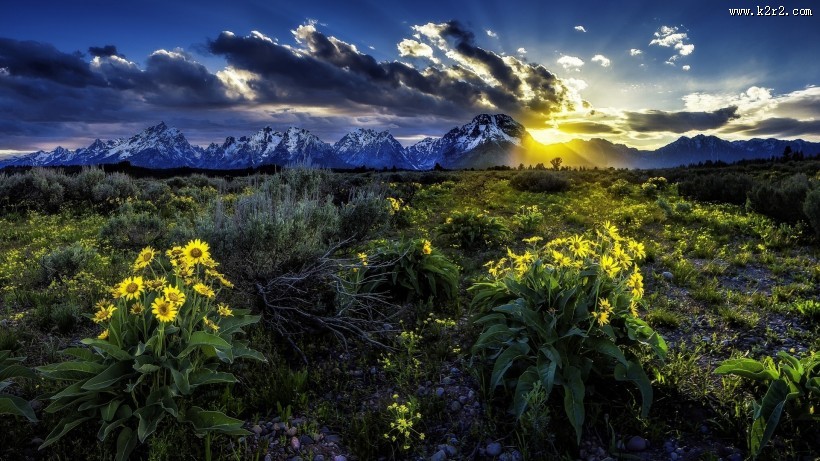 乡村自然风光图片大全