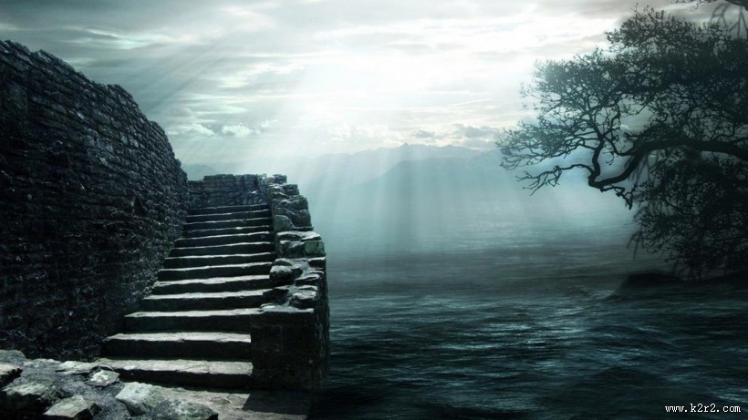 古老的石阶图片大全