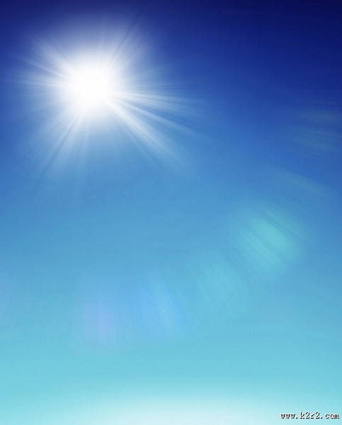 蓝天白云阳光图片