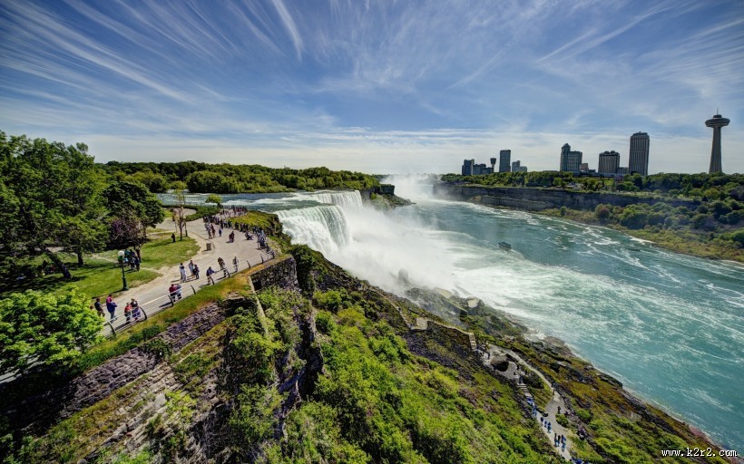 壮阔的尼亚加拉大瀑布图片