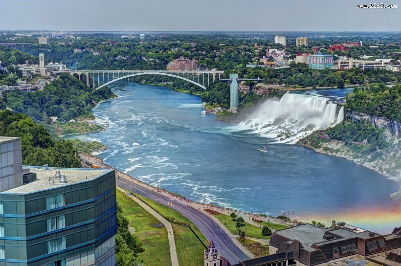 壮阔的尼亚加拉大瀑布图片