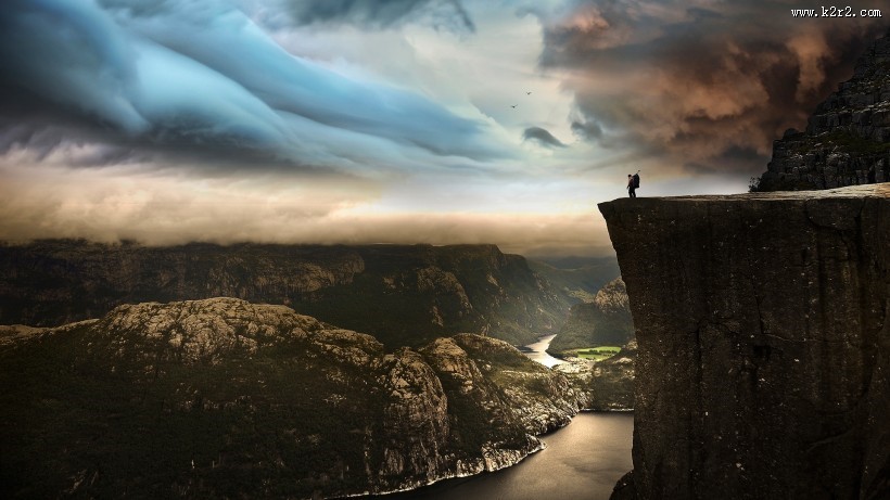 风暴的天空图片