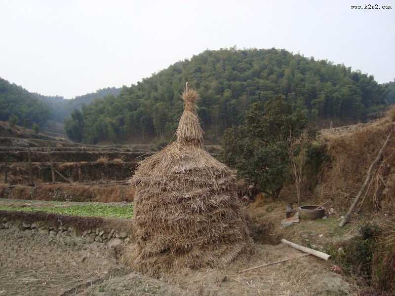 草垛子风光图片
