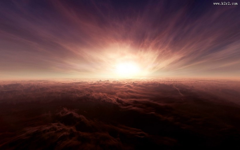 壮丽的日出风景图片