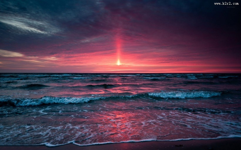 壮丽的日出风景图片