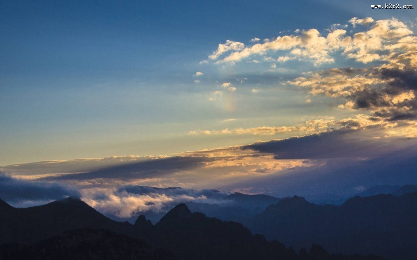 秦岭春天风景图片