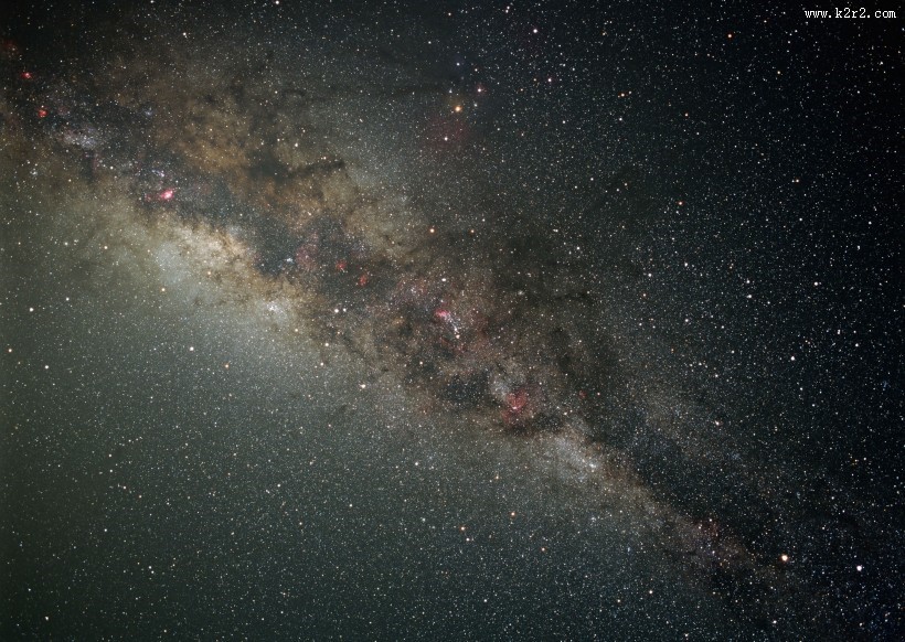 布满星星的天空图片