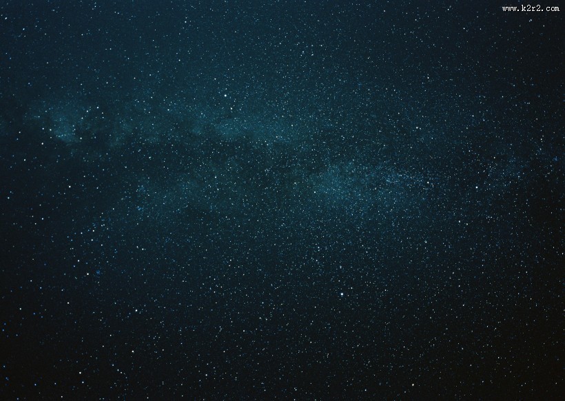 布满星星的天空图片