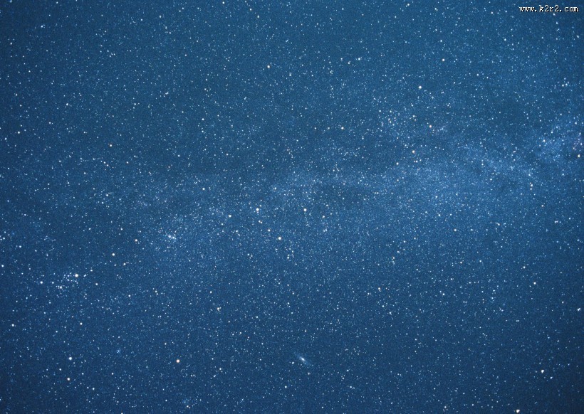 布满星星的天空图片