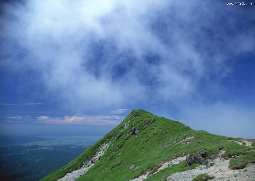 蓝天和湖水图片大全