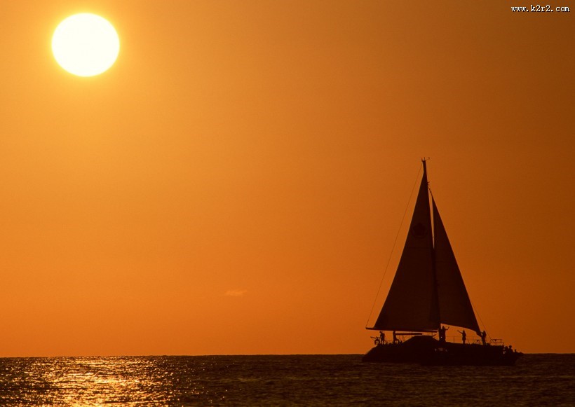 海边唯美日落图片大全