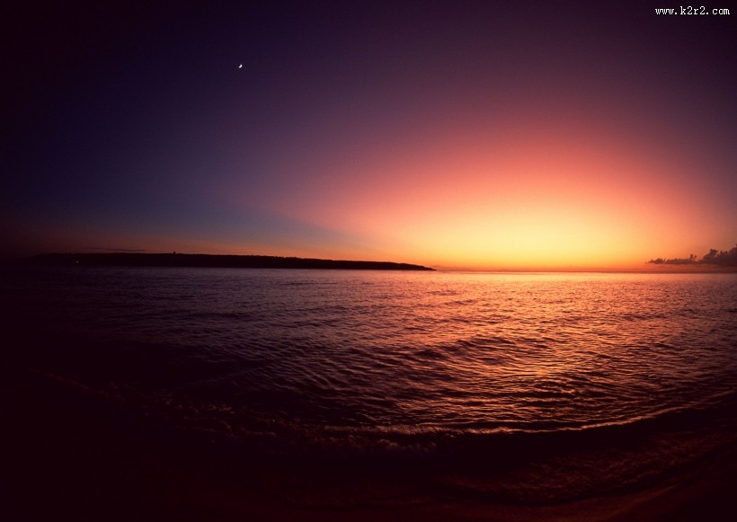 海边唯美日落图片大全