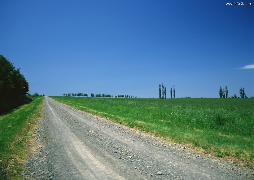 乡间小路图片