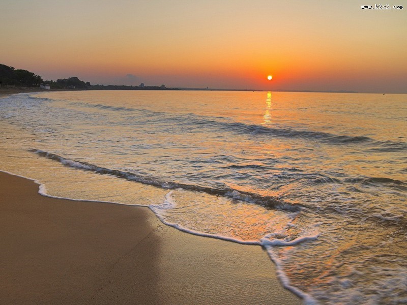 温馨的晚霞与朝霞图片