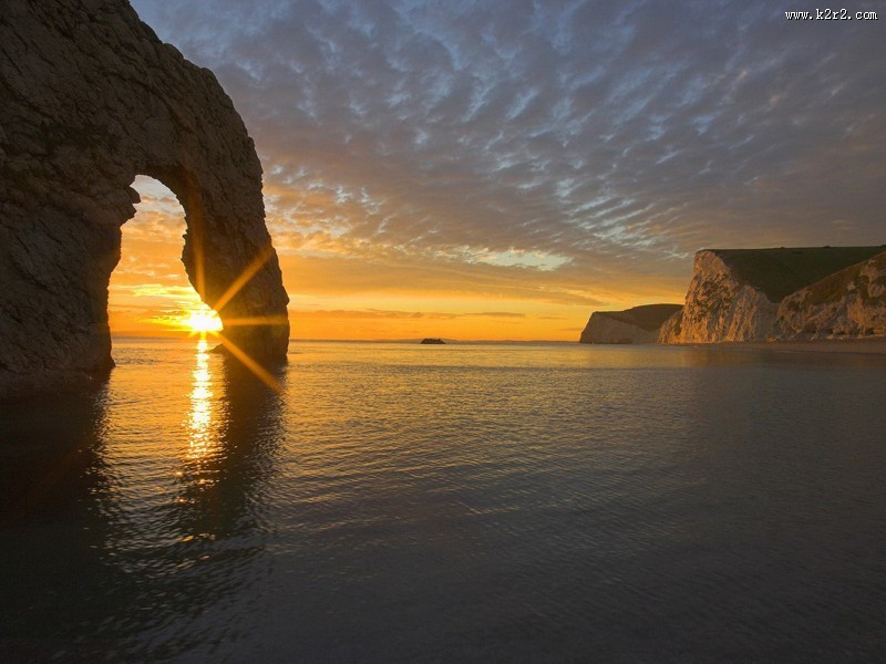 温馨的晚霞与朝霞图片大全